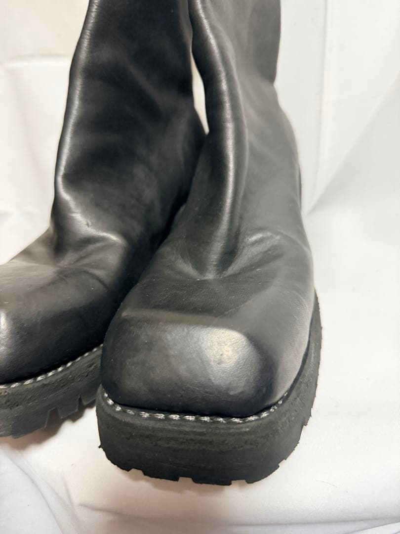 GUIDI グイディ 9088V スクエアトゥ ブーツ ブラック - メルカリ