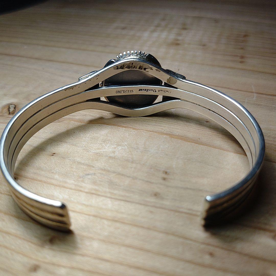 最終値下ナバホ族ターコイズシルバーバングルデルバートバンデバー