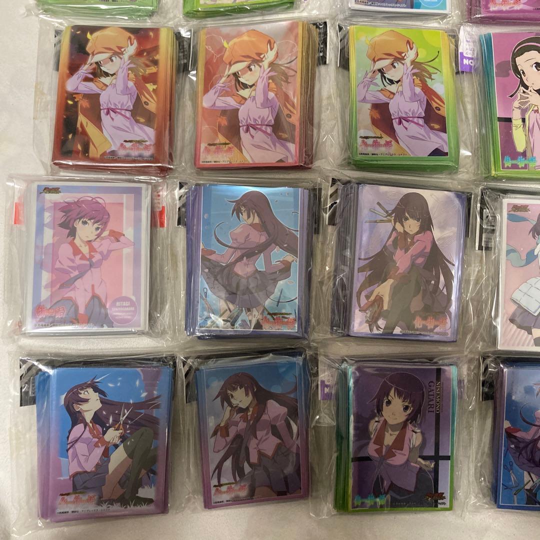 物語シリーズ スリーブ 37セット 化物語 偽物語 戦場ヶ原ひたぎ 忍野忍