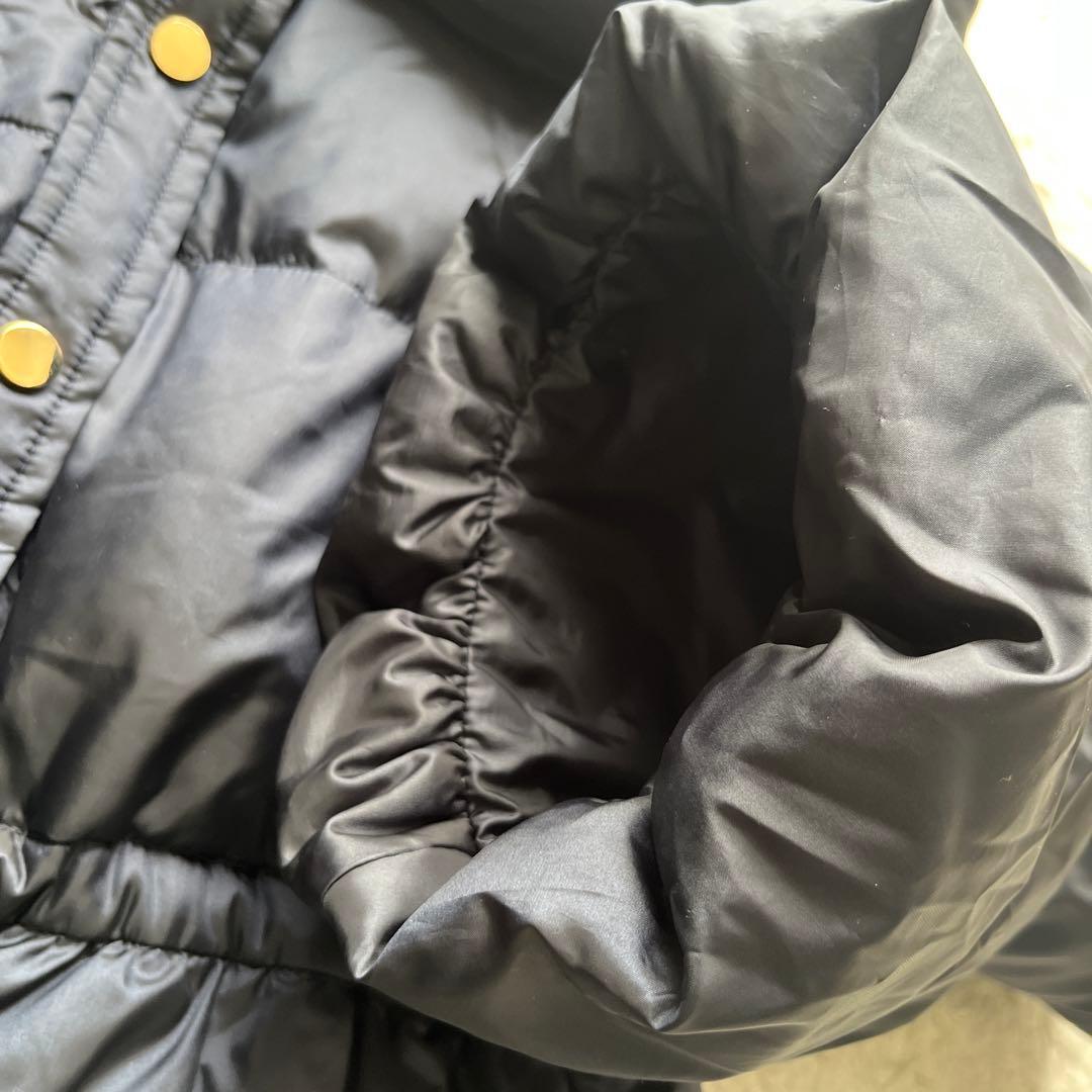 最終値下げ】 TO BE CHIC ダウンジャケット フリル ネイビー 42号