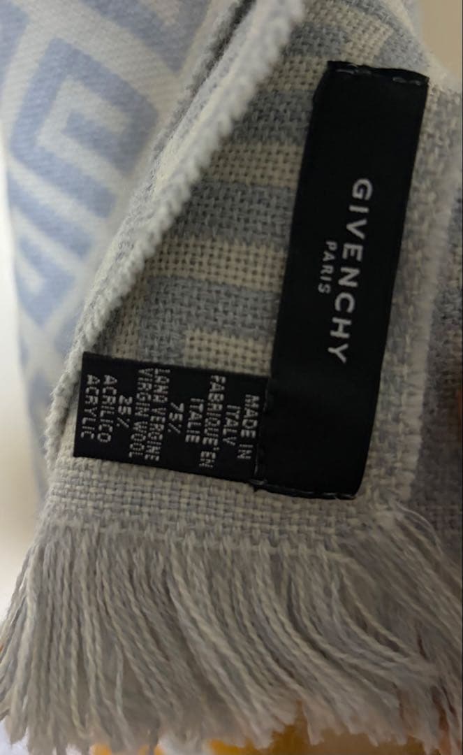 yvnlazy 着用 givenchy ウール マフラー 4G - メルカリ