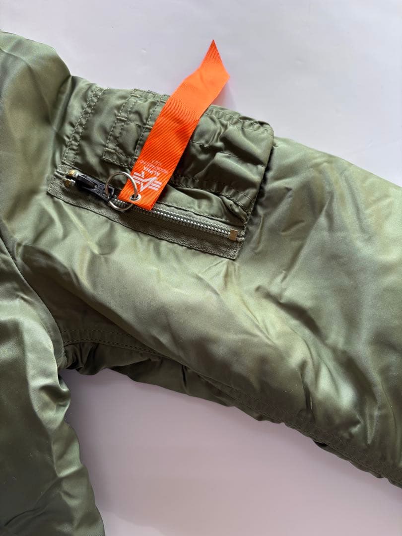 激レア】ALPHA 55周年記念モデル MA-1 ジャケット リバーシブル L