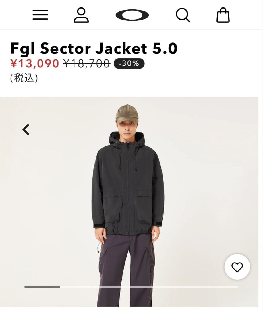 (新品)Oakley Jacket 5.0 オークリー　ジャケット Oakley Fgl Sector Jacket 5.0 - Mist | Oakley® US