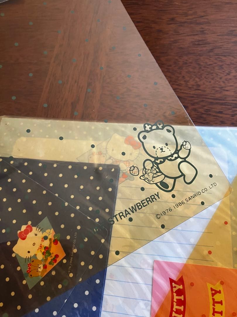 1986年製サンリオ ハローキティ レターセット2点 未使用 昭和レトロ