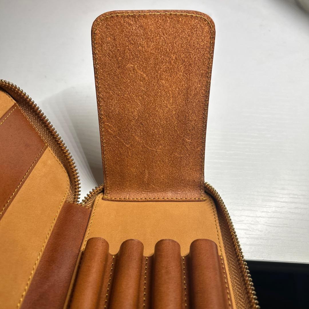 旧型、廃盤プエブロBAHAGIAバハギアラウンドジップペンケースオール