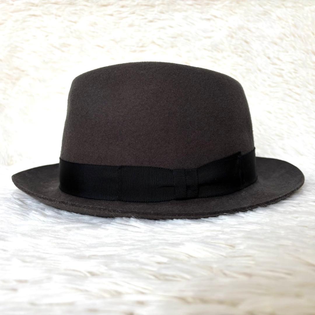 極美品】CA4LA 中折れ ウール フェルト ハット ダークブラウン - メルカリ