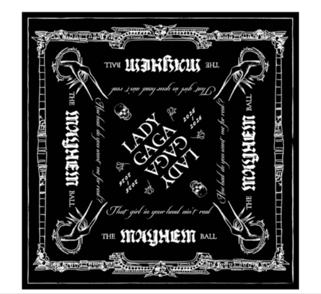 レディーガガ LadyGaga OPERA HAUS バンダナ ブラック 新品 - メルカリ