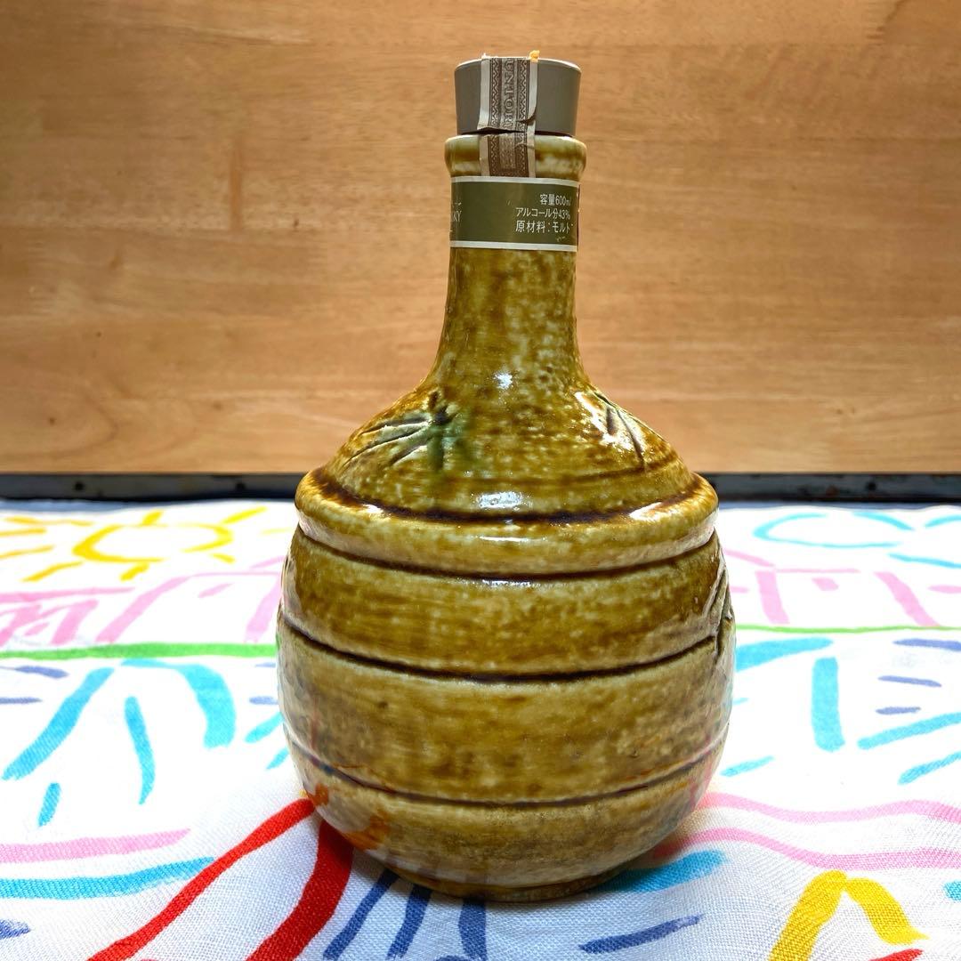 古酒 サントリー山崎12年 黄瀬戸竹文徳利瓶 - メルカリ