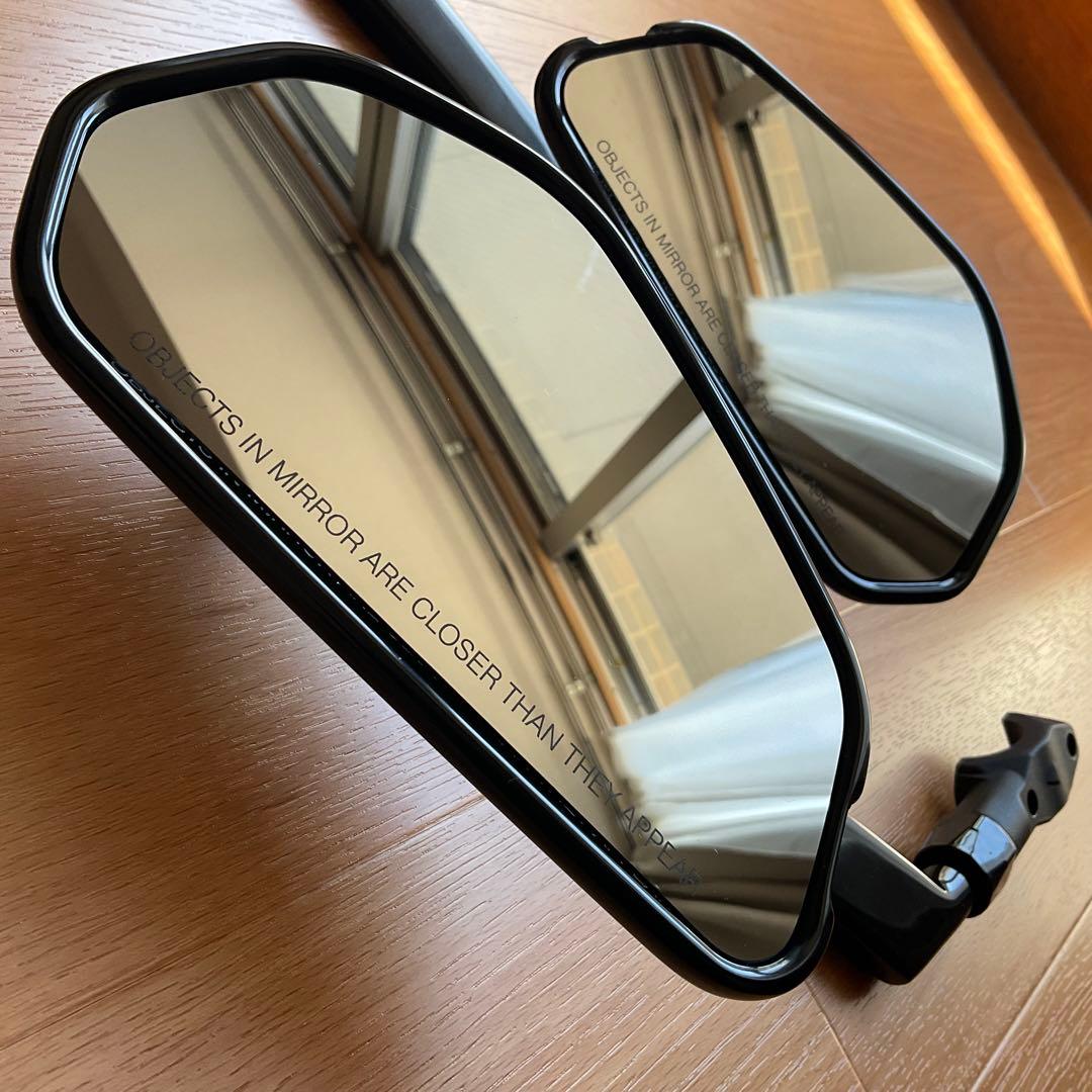 Harley Davidson 純正 エンパイアミラー ブラック×シルバー - メルカリ