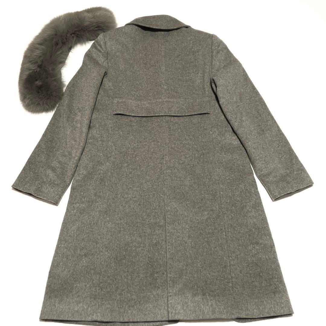 ✨極美品✨三京商会 Filomo カシミヤ100% グレー ロングコート2way