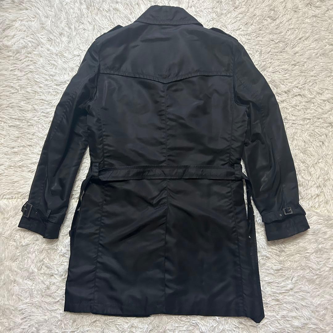 L】バーバリーブラックレーベル ライナー ベルト トレンチコート ノバ