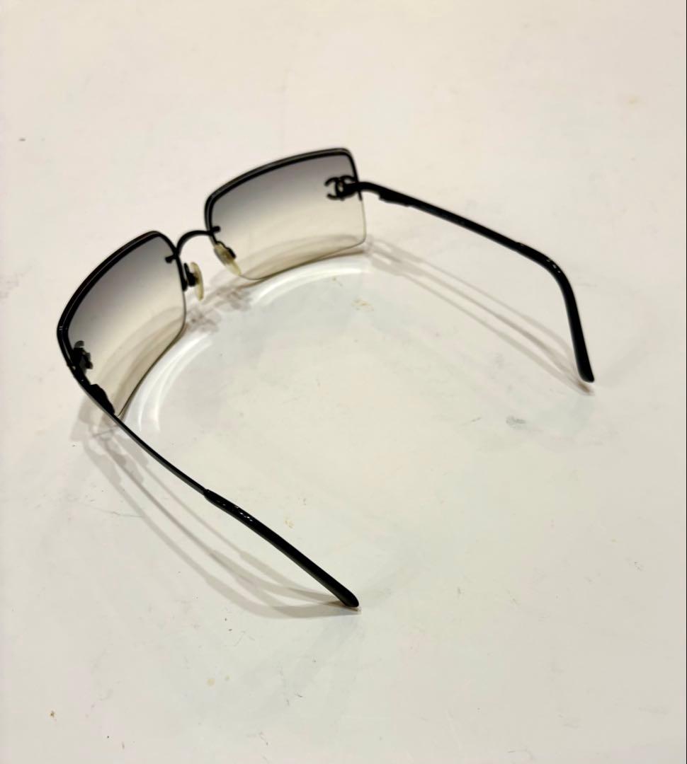 シャネル☆サングラス ロゴ ラインストーン ココマーク 眼鏡4092