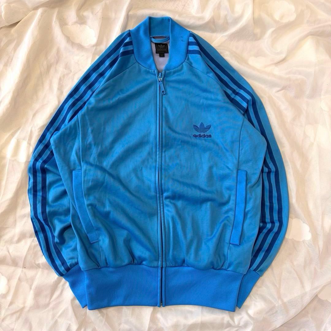 希少カラー】80s adidas デサント期 トラックジャケット - メルカリ