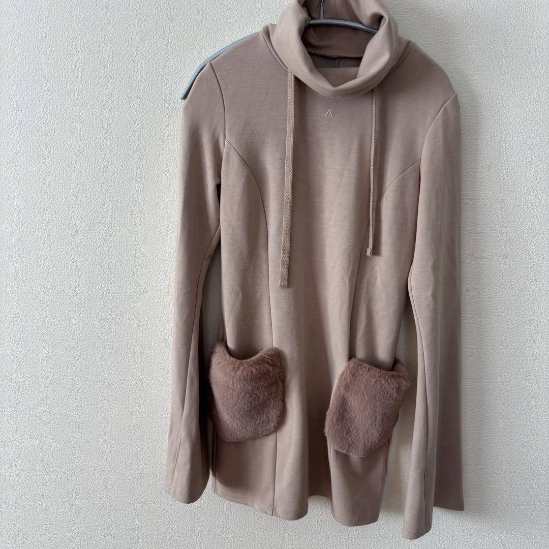 最安値】ANDMARY Fur pocket mini dress - メルカリ