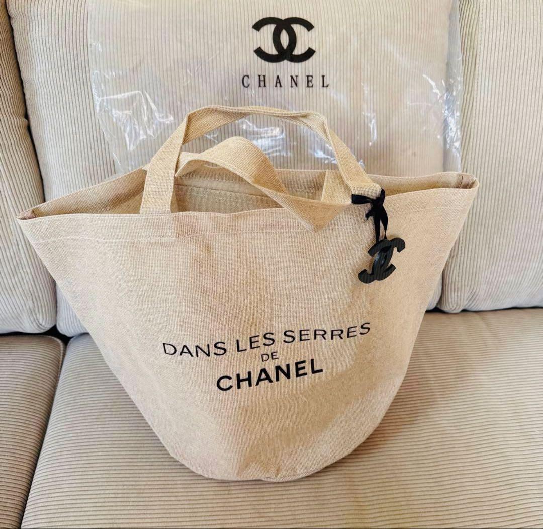 CHANEL シャネル ノベルティ 麻 ジュート リネントートバック エコ