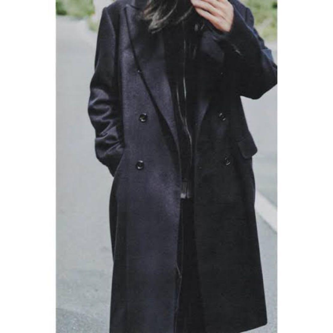 COMOLI カシミヤダブルチェスターコート - メルカリ