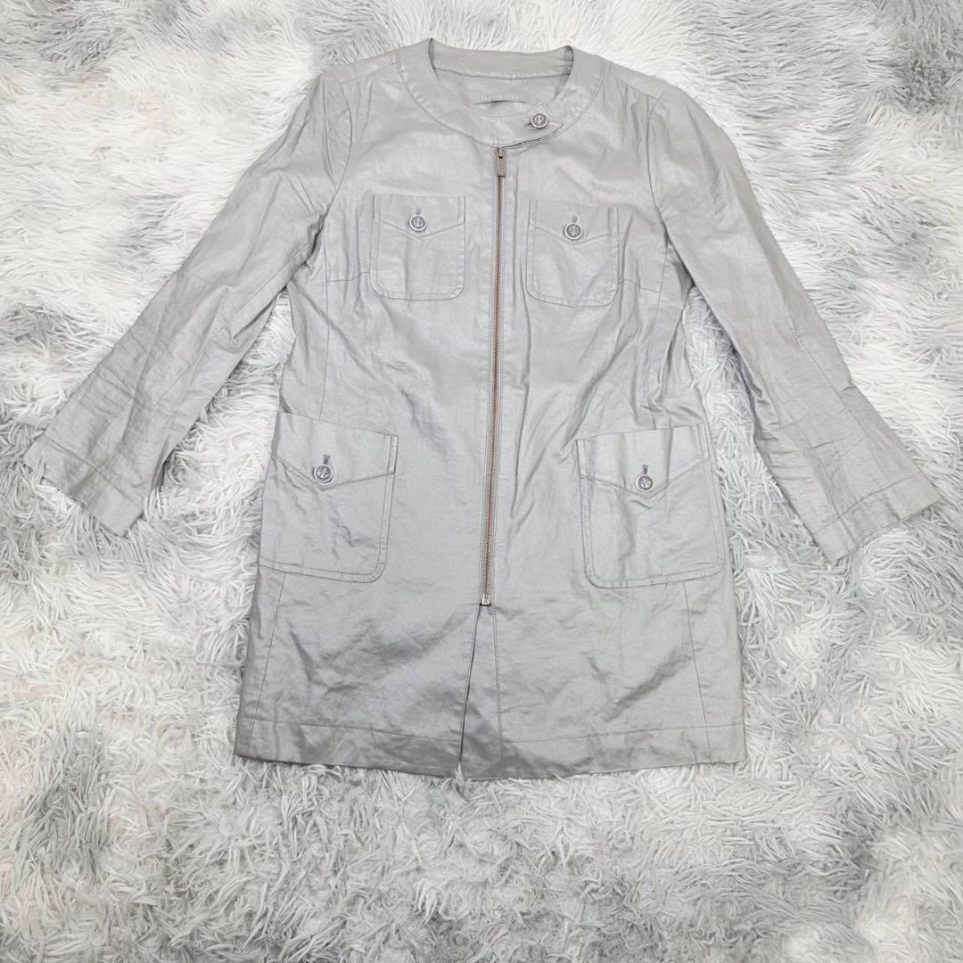 theory luxe セオリーリュクス ジャケット グレー 38 1893 - メルカリ