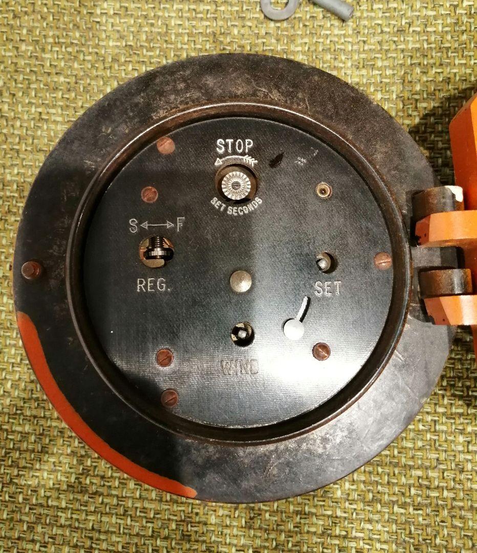 U.S.NAVY  WW2  BOAT  CLOCK 40年代　ビンテージ