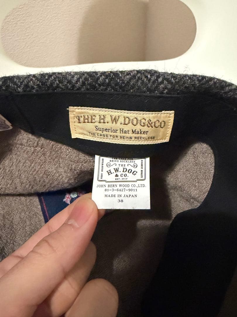 THE H.W.DOG キャスケット サイズ38