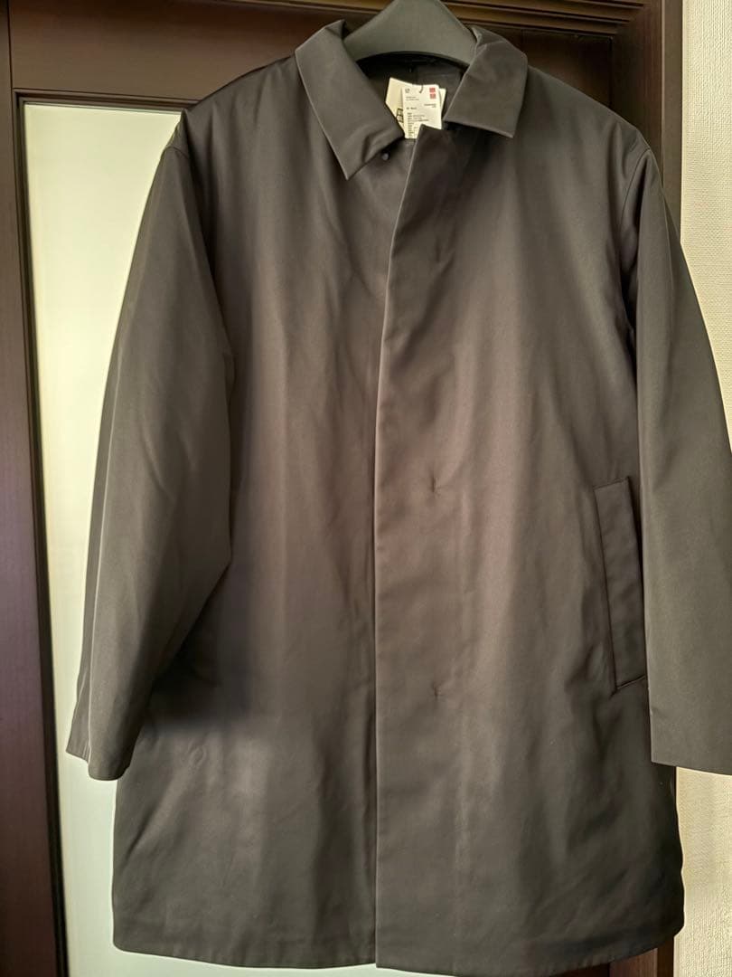ユニクロC パフテックハーフコート ブラック XXL 新品（試着のみ