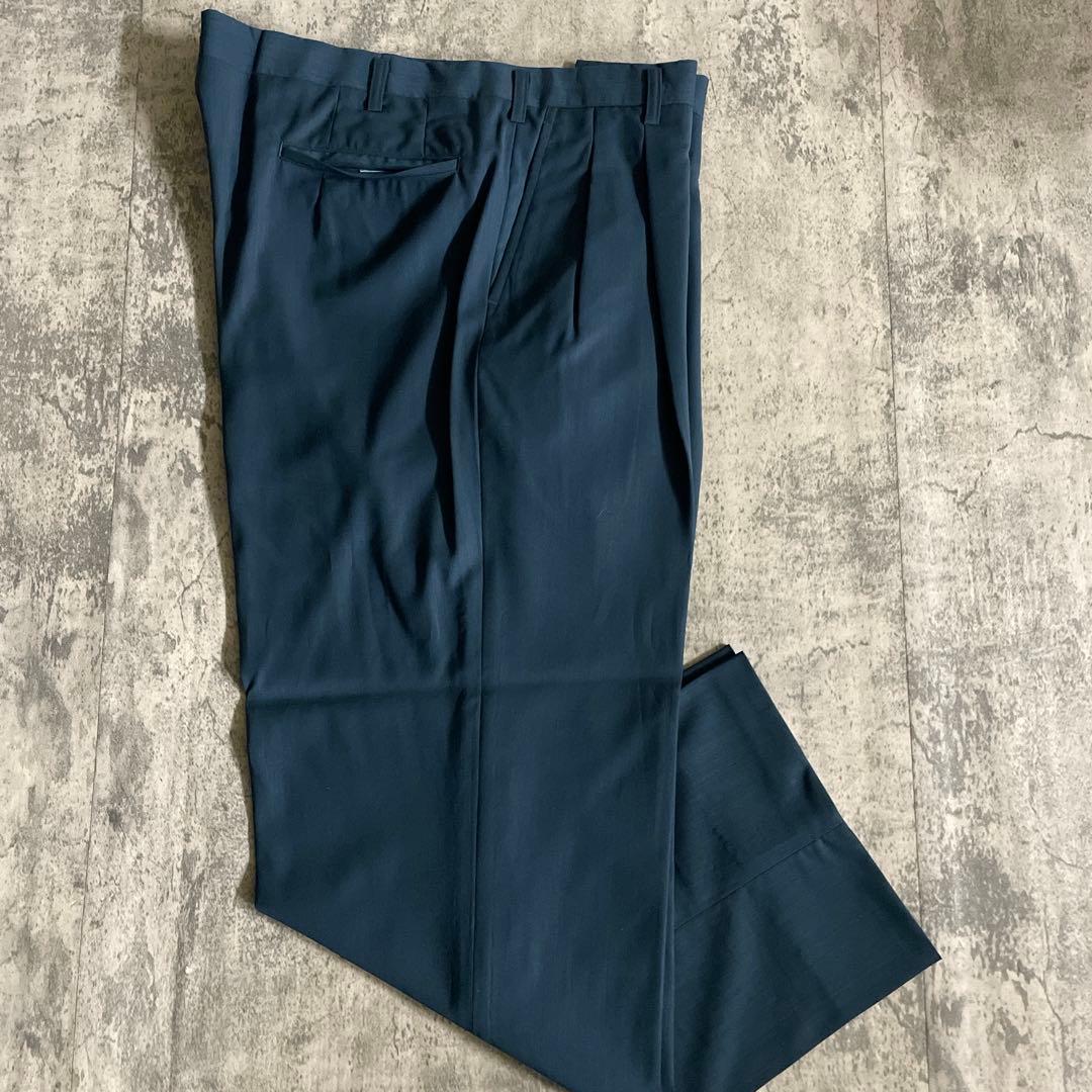 希少 クラシックティール ダブルブレストスーツ × TIFFANY ネクタイ