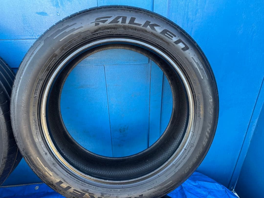 225/55/R19 99WファルケンAZENIS夏タイヤ4本セット年式23