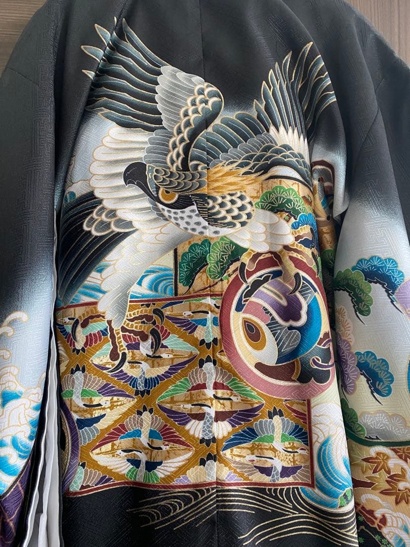 七五三　男の子　着物　【付属品:懐剣、羽織紐】 七五三 男の子 子供用 羽織紐 子ども はおりひも 白 男児 羽織 着物