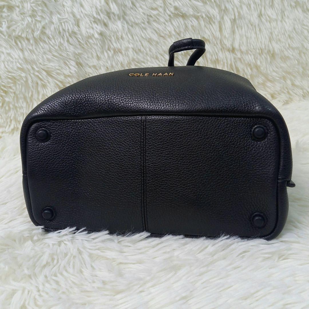美品】コールハーン スモールバケットバッグ 2way ショルダーバッグ