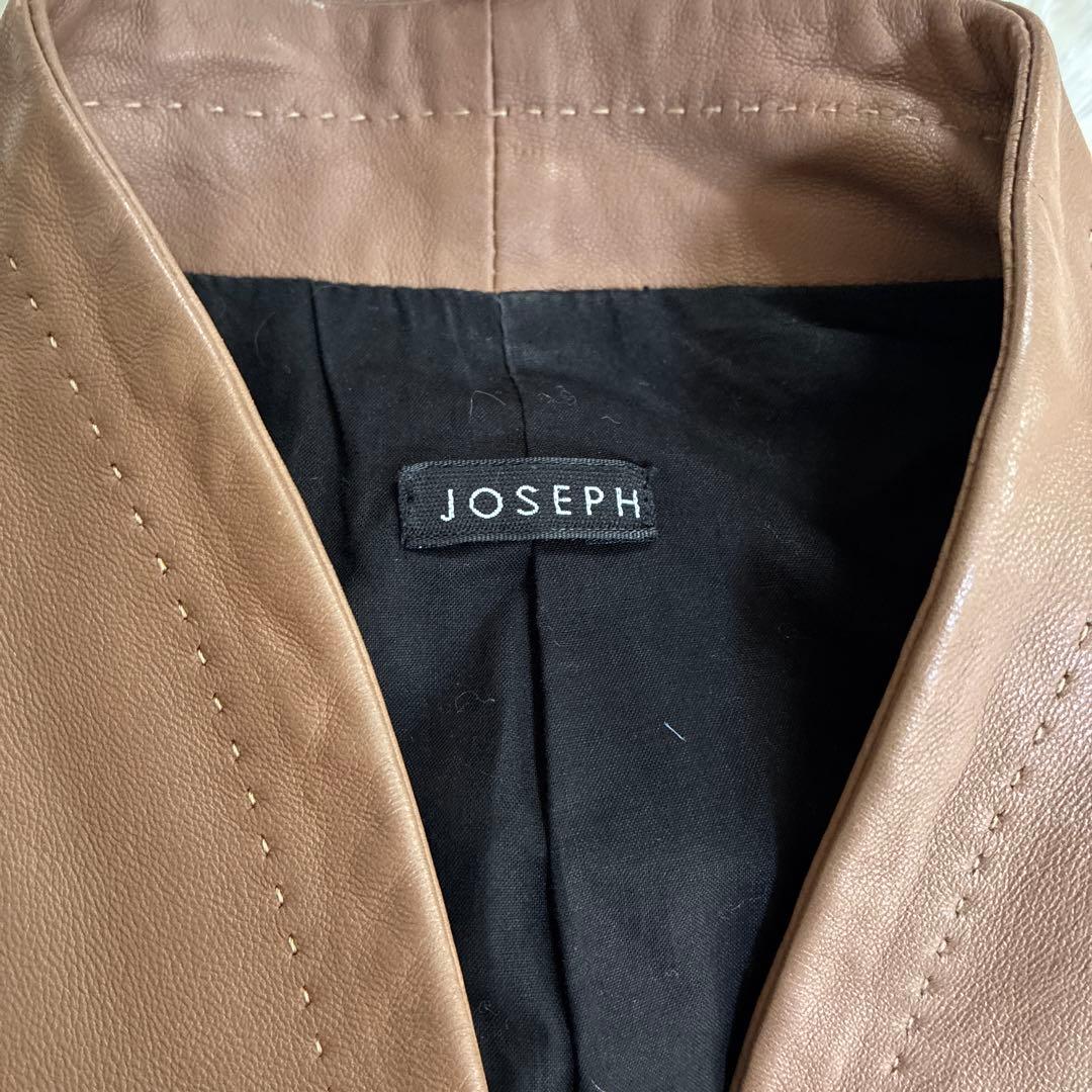 JOSEPH ジョゼフ ラムレザー ライダースジャケット 38サイズ 美品