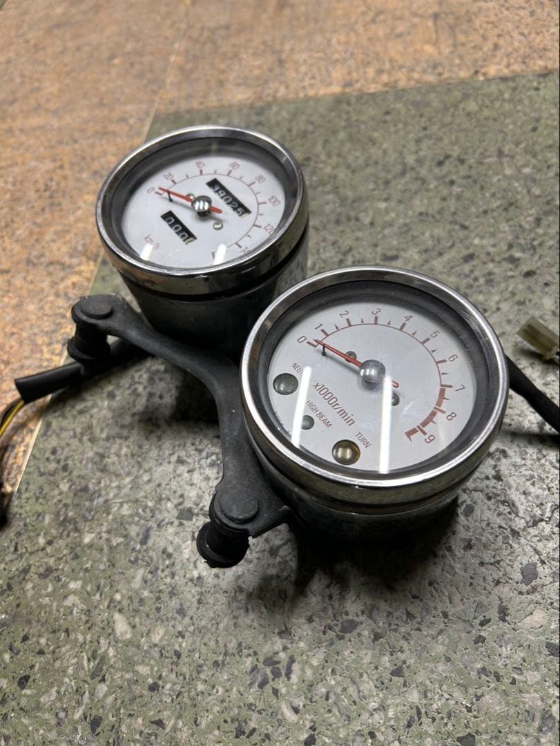 ヤマハ SR400 1JR 純正スピードメーター タコメーター - メルカリ