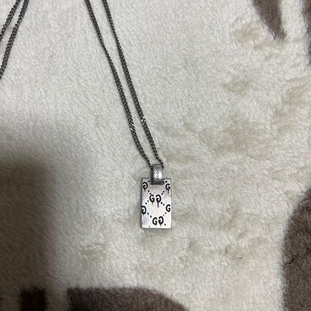 GUCCI GUCCIグッチ ネックレス ゴースト トップ GG スカル - メルカリ
