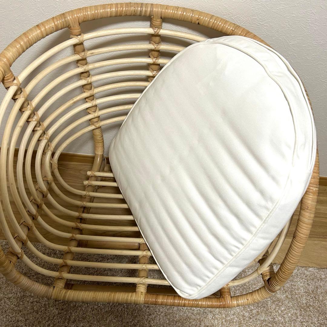 美品】IKEA BUSKBO ブスクボー パーソナルチェア クッション付き