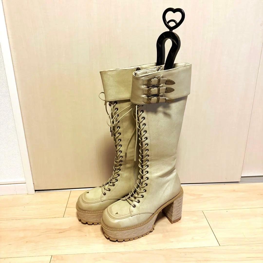 新品未使用⭐︎YELLO STACIE LONG BOOTS - メルカリ