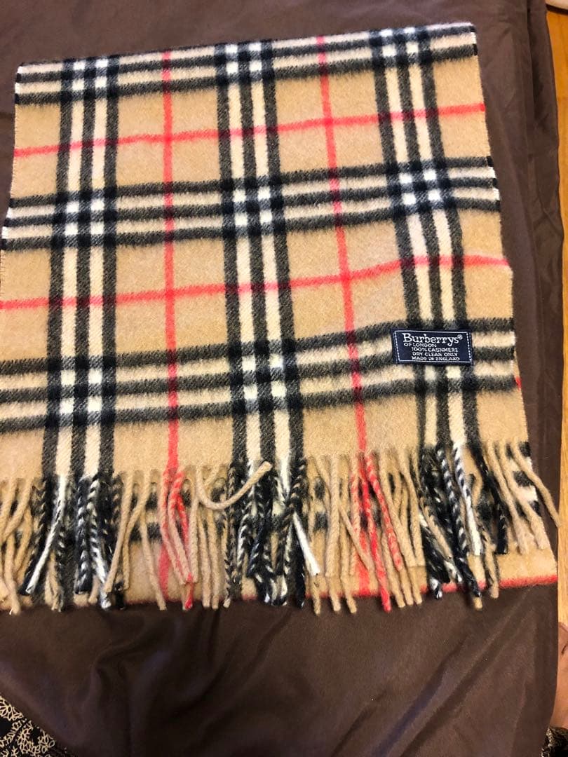 Burberry's チェック柄マフラー 楽天市場】BURBERRY バーバリー マフラー チェック カシミアスカーフ
