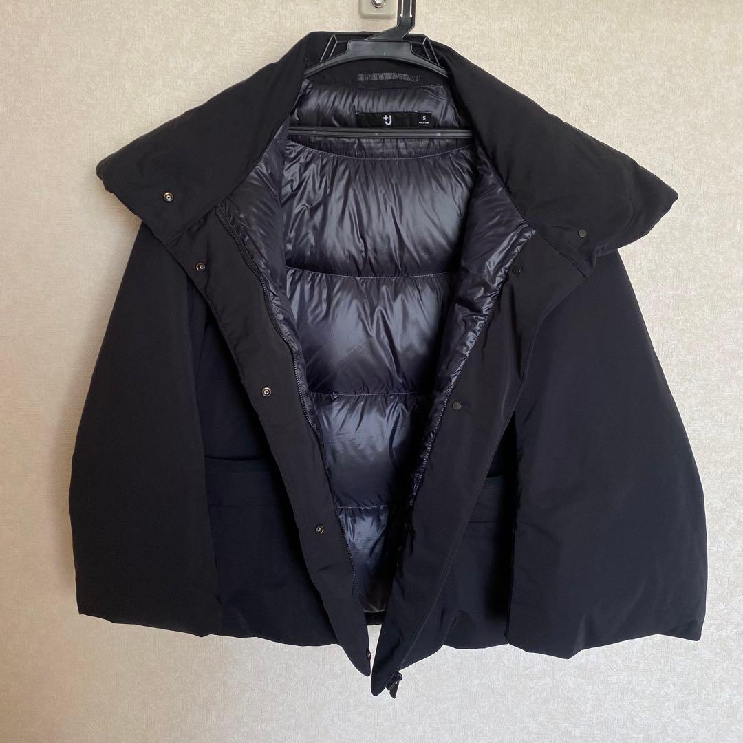 ユニクロ +J ジルサンダーコラボ ボリュームダウンジャケット S ブラック ユニクロ「＋J」復刻、デザイナー ジル・サンダーとコラボした人気