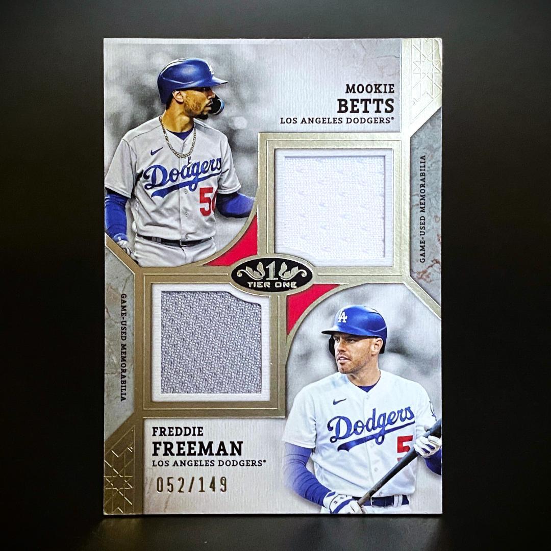【激レア】ムーキー・ベッツ・フレディ・フリーマン★デュアルレリックカード 激レア】ムーキー・ベッツ・フレディ・フリーマン☆デュアルレリック