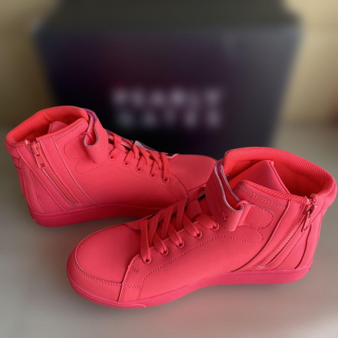 新品PEARLY GATES GATES ハイカットシューズ ピンク25cm - メルカリ