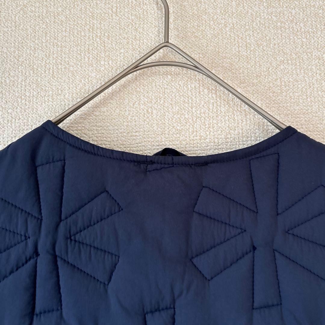 キルティング✨スノーピーク ナイロン ベスト アスタリスク ネイビー 2