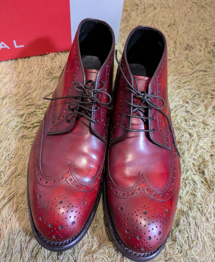 REGAL チャッカブーツ 21ER メダリオン ウイングチップ 革靴 26cm