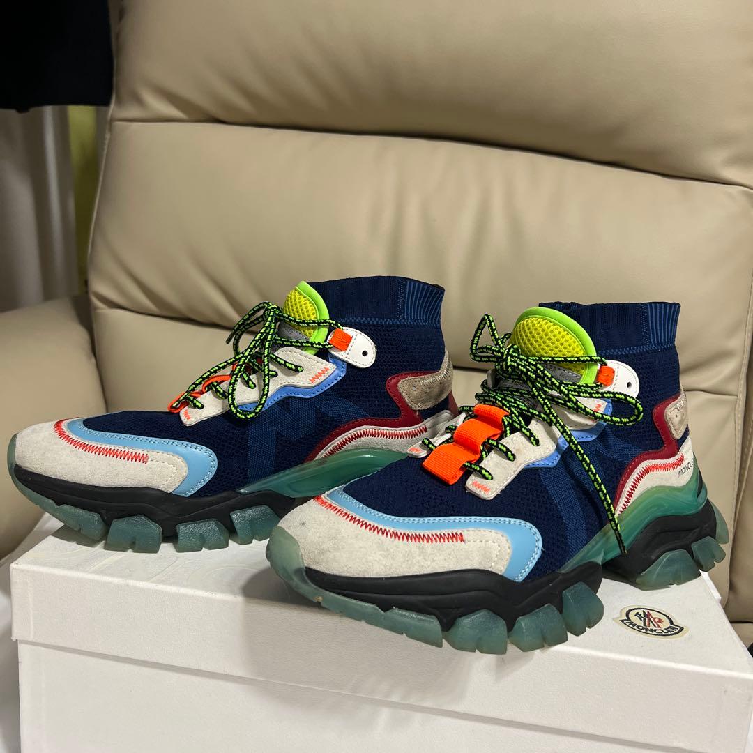 美品 MONCLER スニーカー モンクレール 楽天市場】モンクレール MONCLER スニーカー ホワイト メンズ 大きい