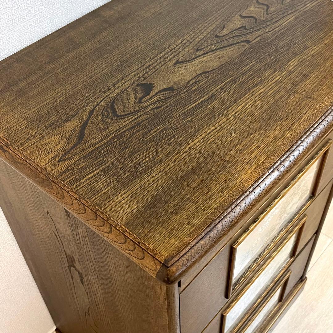 こ50)戸塚刺繍 風景画 木製多段チェスト 洋箪笥 - メルカリ