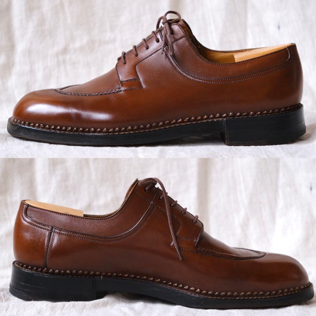超希少J.M.WESTONウエストン677ロシアンカーフハントダービー茶9C