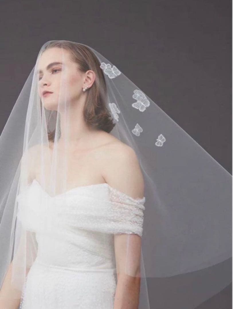 着用写真 】 美品 TREAT MAISON ウェディング ベール - メルカリ