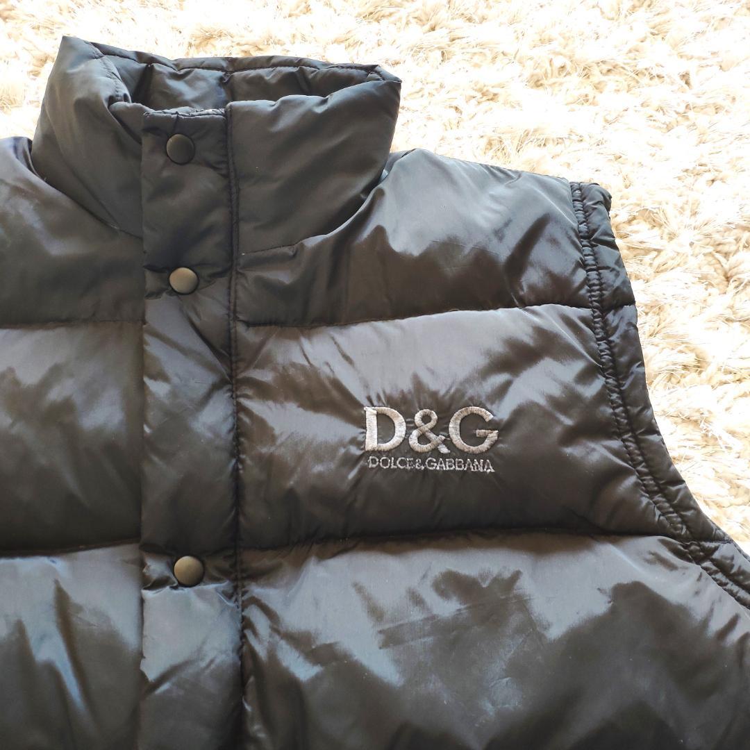 ドルチェ＆ガッバーナ ダウンベスト D&G 刺繍 Dolce & Gabbana