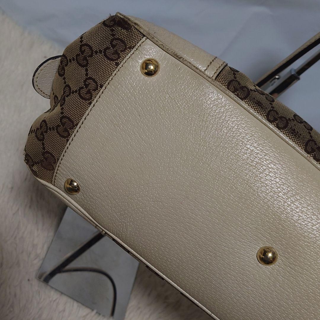 希少】GUCCI ミニボストンバッグ GG柄 シェリーラインリボン プリンシー