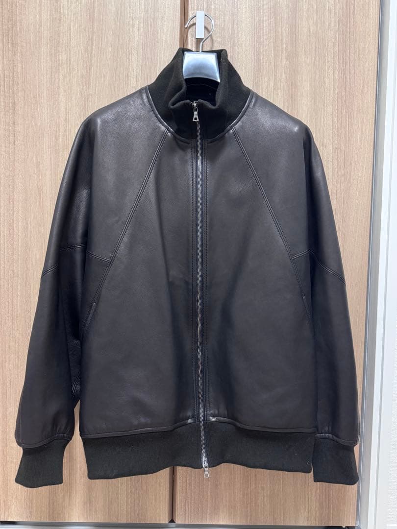 24AW別注 blurhms Ex. Spain ラムレザートラックジャケット - メルカリ