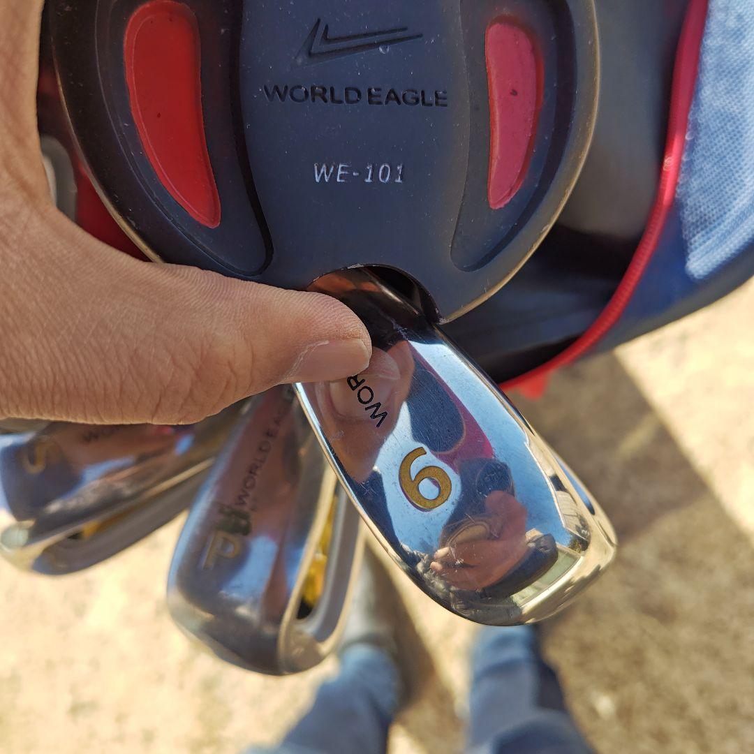 ARNOLD PALMER キャディバッグ アイアンセット付き フレックスS