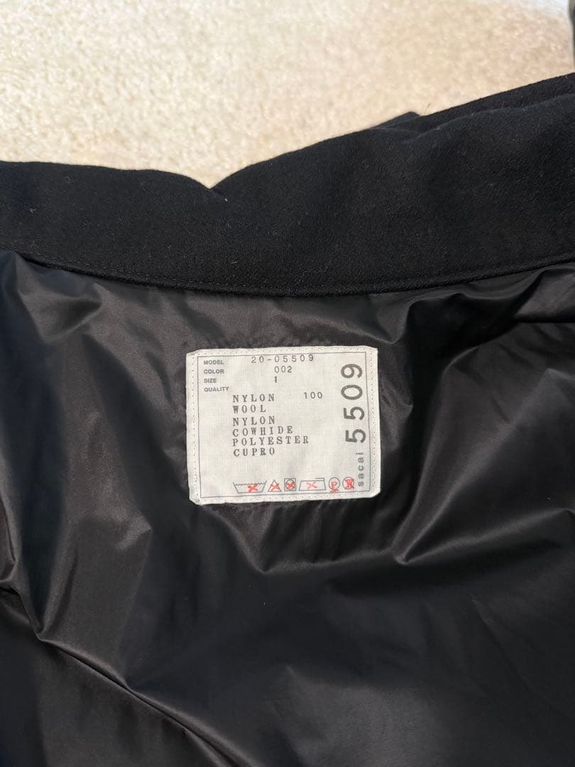 正規店購入・保存袋/タグ付】sacai サカイ アウター ブルゾン サイズ1