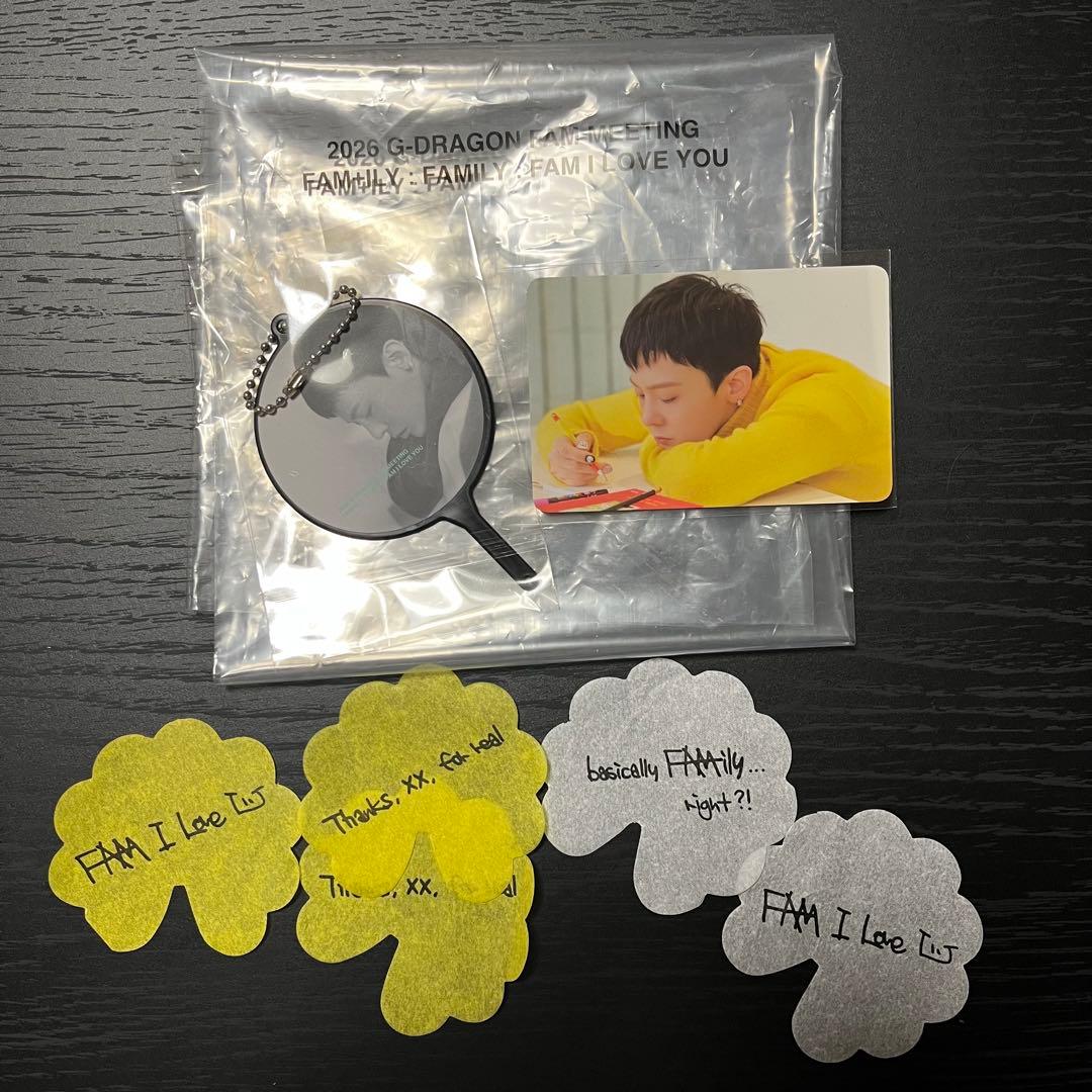 G-DRAGON FAM MEETING ジヨン ファンミ トレカ 紙吹雪など - メルカリ