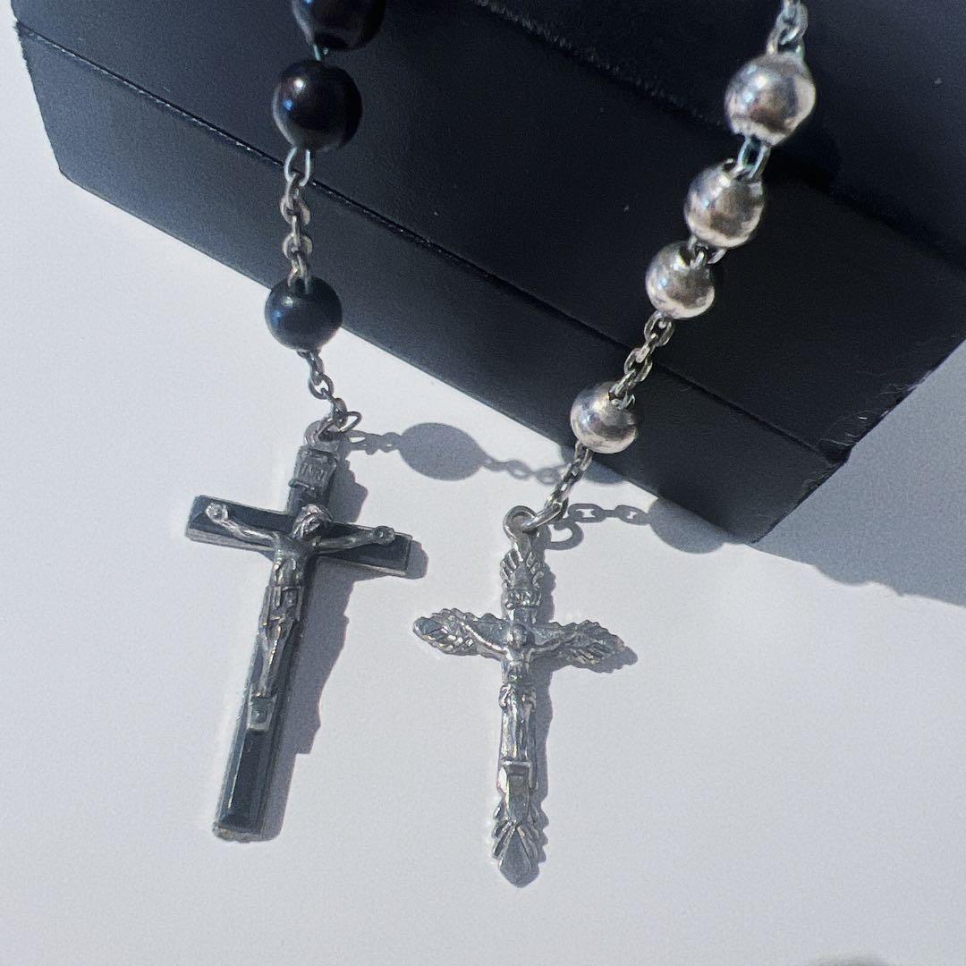 ベッカム着 D＆G / ドルチェ＆ガッバーナ ロザリオ・ネックレス 2本